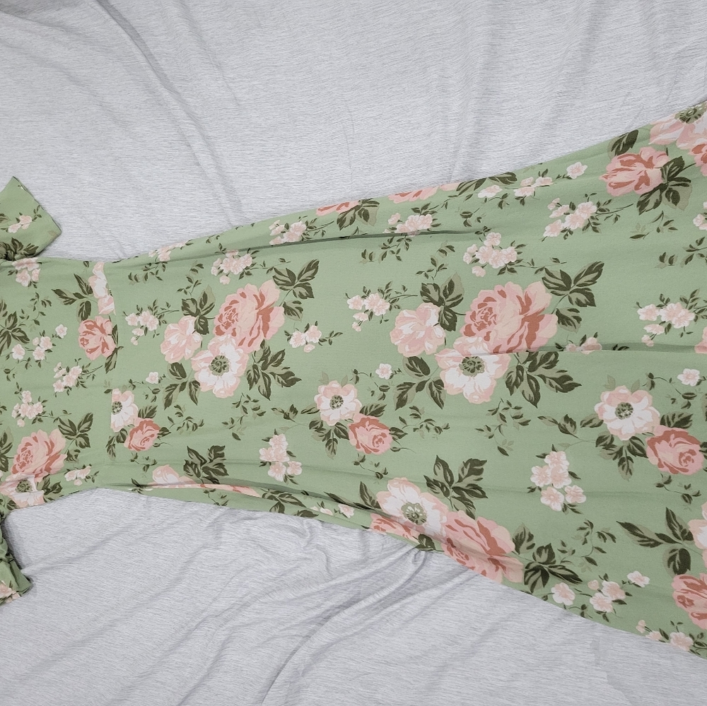 Reformation floral midi maxi dress